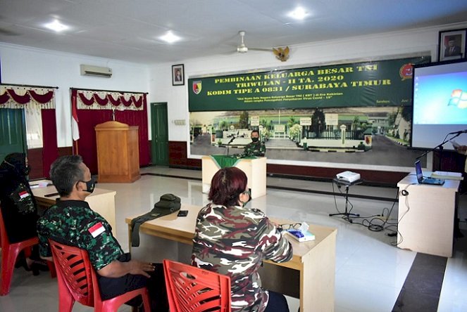 Dandim Surabaya Timur Bina Keluarga Besar Tentara
