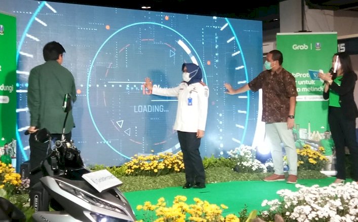 Bantu Ekonomi Pemerintah Jatim, Grab Launching Grabprotect Surabaya