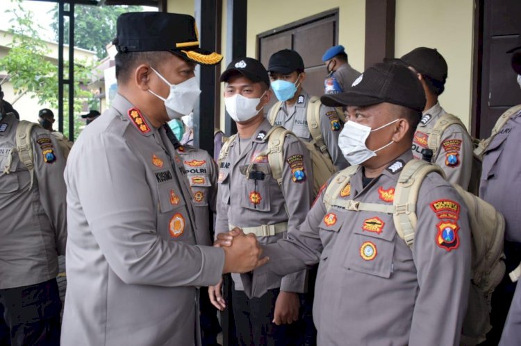 46 Personel Polresta Sidoarjo Amankan Pilkades di Sumenep
