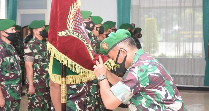 Dipimpin Danrem Widjanarko, Kolonel Inf H. Sugiono Jabat Kasrem Korem 084/BJ