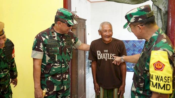 Tim Wasev Mabes TNI AD Meninjau Pelaksanaan TMMD Ke-114 Kodim 0816/Sidoarjo