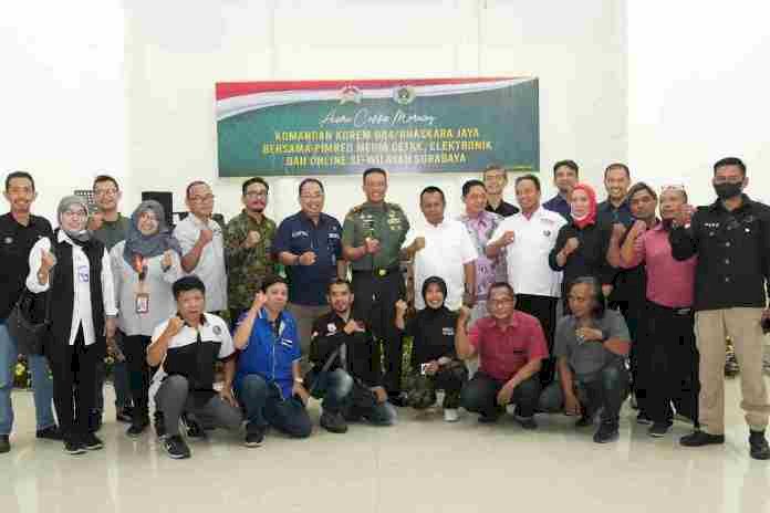 TNI dan Media Siap Bersinergi Mencegah Penyebaran Hokas di Media Sosial