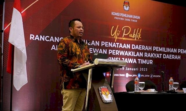 Usulkan Tiga Rancangan Penataan Dapil, KPU Jawa Timur Gelar Uji Publik