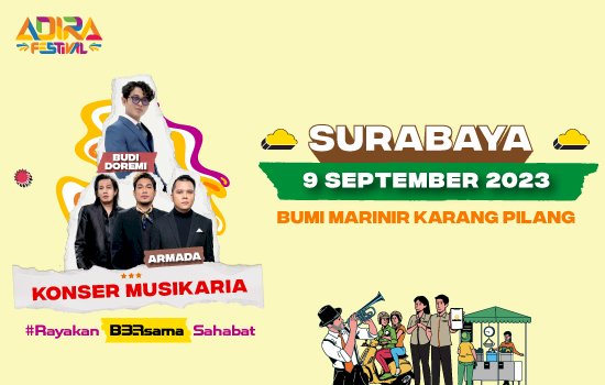 Adira Festival 2023 Siap Meriahkan Surabaya