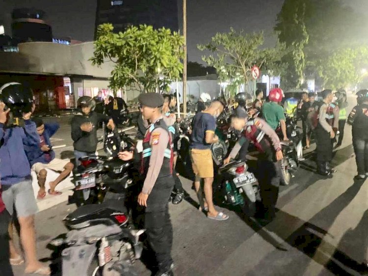 Polsek Karang Pilang Amankan Knalpot Brong Terbanyak di Surabaya