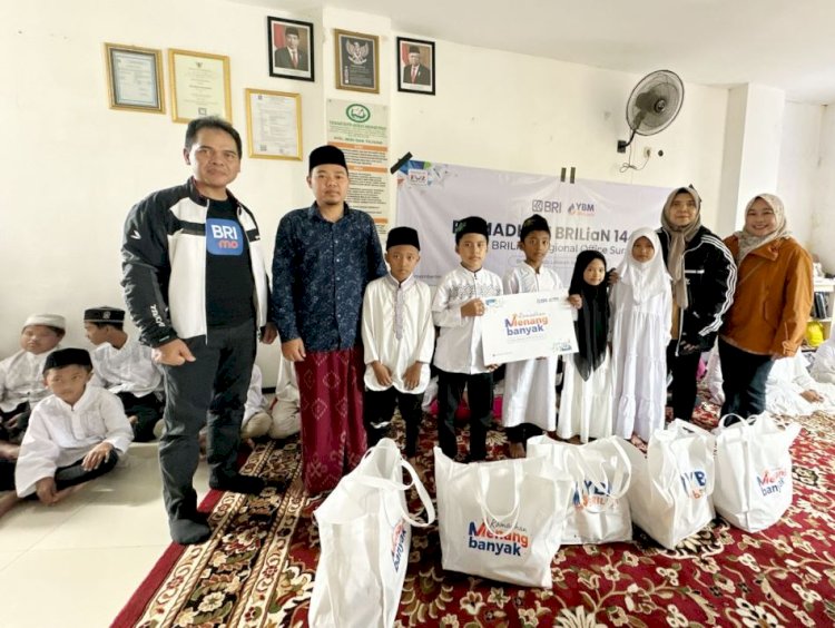 BRI RO Surabaya Gelar Safari Ramadan dan Bagikan Paket Sembako