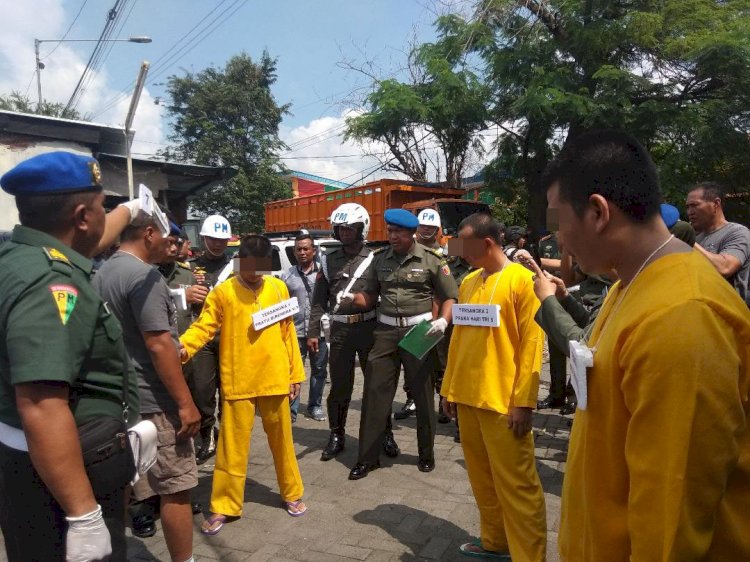 Tiga Oknum TNI Jalani Rekonstruksi Penusukan
