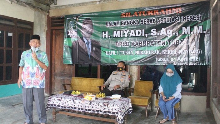 Serap Aspirasi, Ketua DPRD Tuban Ingatkan Pentingnya Jaga Prokes Covid-19