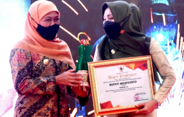 Bupati Mojokerto Raih Penghargaan sebagai Pembina K3