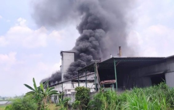 Oven Meledak, Pabrik Tepung Agrofood Terbakar