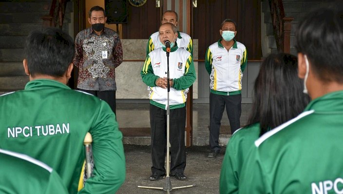 Pemkab Tuban Berangkatkan 12 Atlet NPCI di Laga Peparprov Jatim 2021