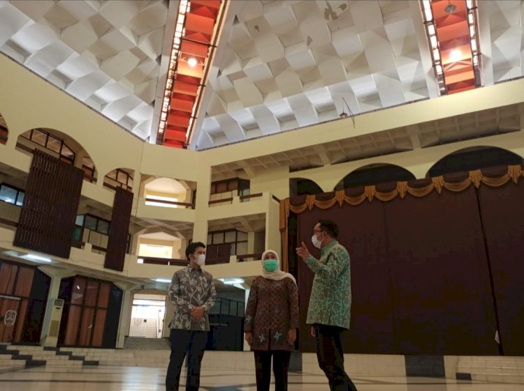 Bahas Masjid Islamic Center, RK Ketemu Khofifah