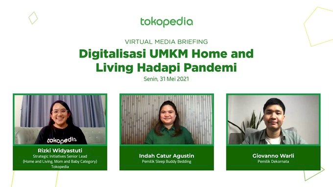 Tokopedia Dorong Digitalisasi UMKM Home and Living Hadapi Pandemi