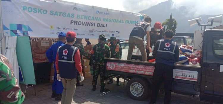 Pelindo Salurkan Bantuan BUMN untuk Gempa di Bali