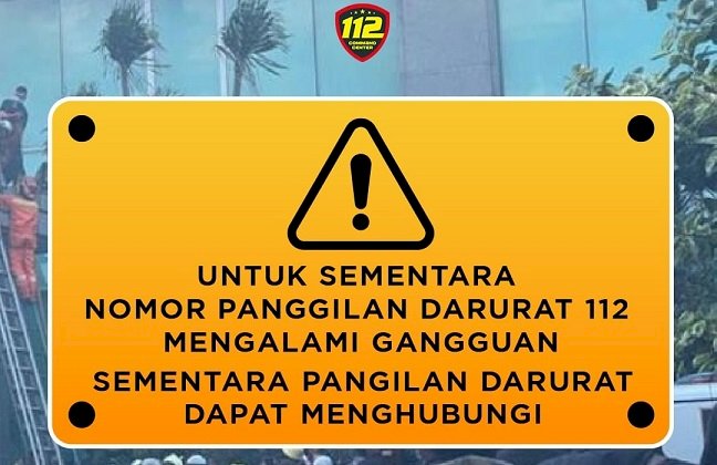 Pusat Data Cyber 1 Terbakar, Layanan 112 Surabaya Dialihkan, Berikut Caranya