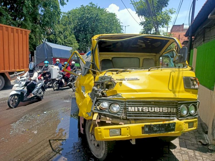 Rem Blong, Truk Tangki Air Tabrak Kendaraan Lain
