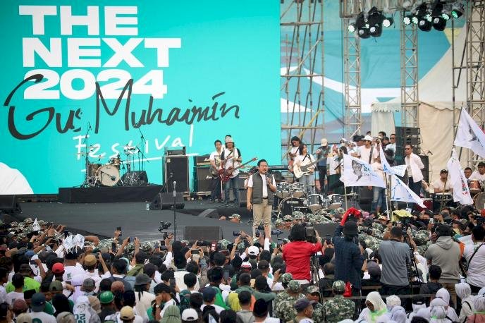Puluhan Ribu Orang Beri Dukungan ke Muhaimin Iskandar