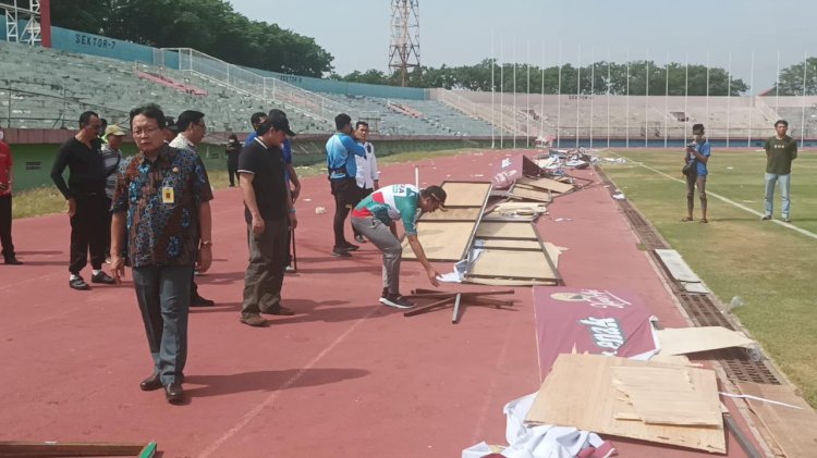 Kerusakan Stadion Gelora Delta Sidoarjo Ratusan Juta Rupiah