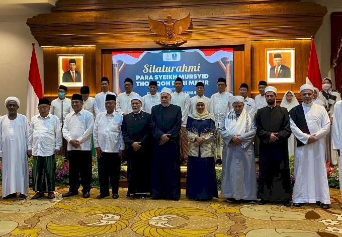 Didoakan Ulama-Ulama Mesir di Grahadi, Khofifah Berharap Indonesia Islamic Science Park Terwujud