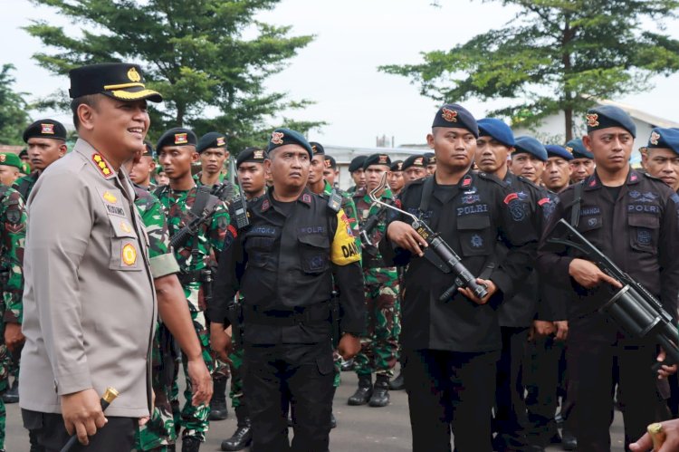 Personel Gabungan Apel Kunker Jokowi