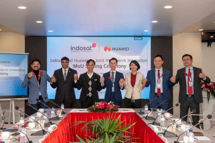 Indosat dan Huawei Dorong Transformasi Digital