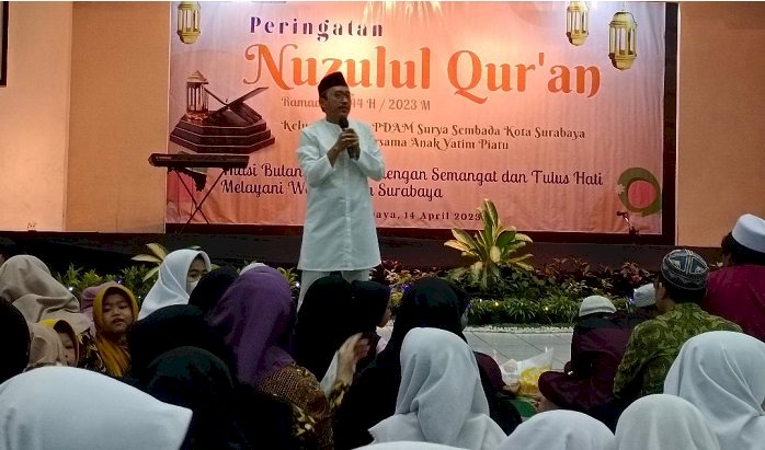 Peringati Nuzulul Quran, PDAM Surabaya Gelar Buka Bersama Ratusan Anak Yatim Piatu