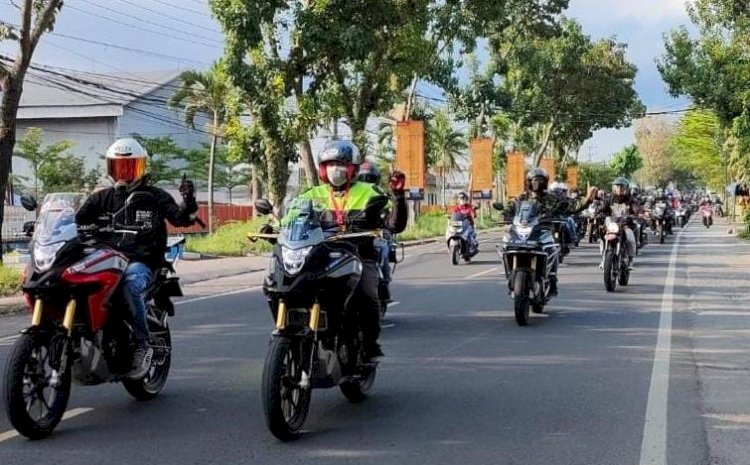 MPM Honda Jatim dan Komunitas Gelar Bikers Sholeh