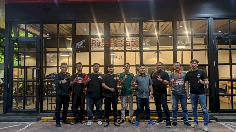 Komunitas Honda Gelar Kopdar di MPM Rider Cafe Surabaya
