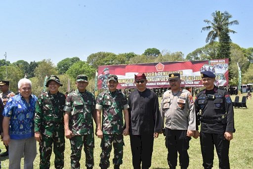 Brigjen TNI Abdul Rahman Pimpin Upacara Penutupan TMMD ke-118
