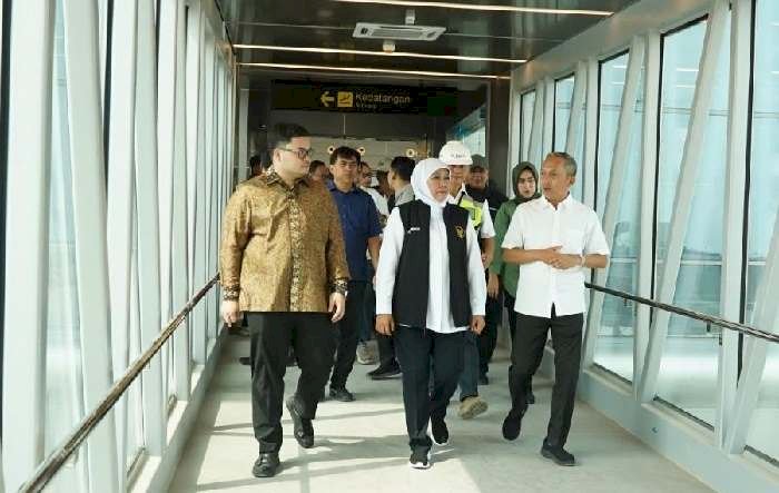 Kunjungi Bandara Dhoho Kediri, Mas Dhito Ajak Kepala Daerah Selingkar Wilis Bangun Jalan Non Tol