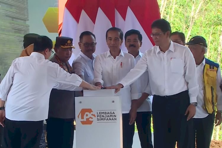 Jokowi Resmikan Pembangunan Kantor LPS di IKN