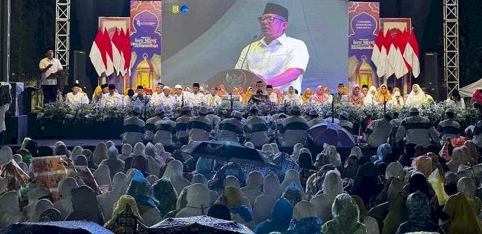 Peringatan Isra Mi'raj dan Sambut Ramadan, Pj Wali Kota Mojokerto:  Stok Pangan Aman