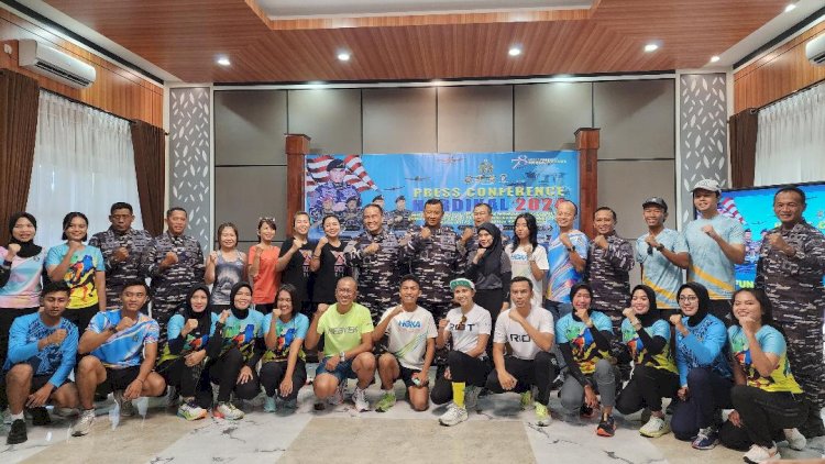 Peringatan Hardikal, TNI AL Gelar Fun Run dan Fun Bike dengan Ribuan Peserta