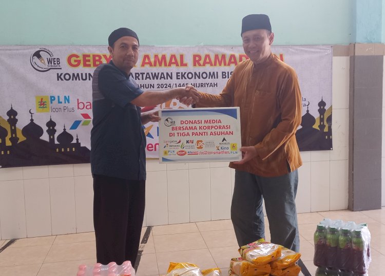 KWEB Salurkan Bantuan di 3 Panti Asuhan Surabaya