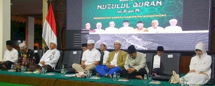 Pemkab Bondowoso Peringati Malam Nuzulul Quran, Pj Bupati: Amalkan Sesuai Alquran dalam Mengabdi pada Masyarakat