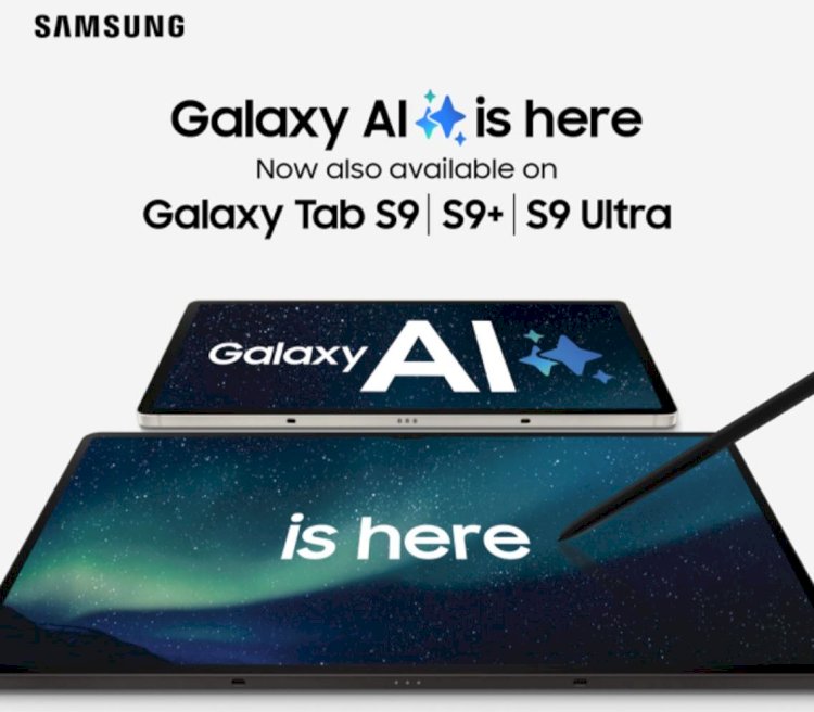 Software Update Galaxy Tab S9 Series, Galaxy AI Bikin Produktivitas Tambah Menyala