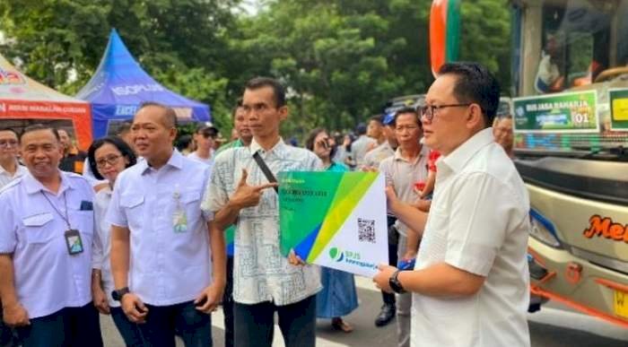 BP Jamsostek Berpartisipasi dalam Mudik  Gratis  yang Digelar Pemprov Jawa Timur