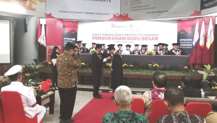 Dies Natalis ke-41, Bambang Hariadi Jadi Guru Besar Universitas Dinamika